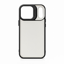 Creative semi transparent cover BLACK IPHONE 17 PRO MAX